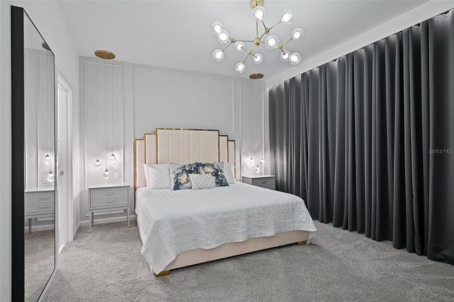 Furnished interior view inside a new home in , Kissimmee (Image 8). Furnished interior view inside a new home in , Kissimmee (Image 8).