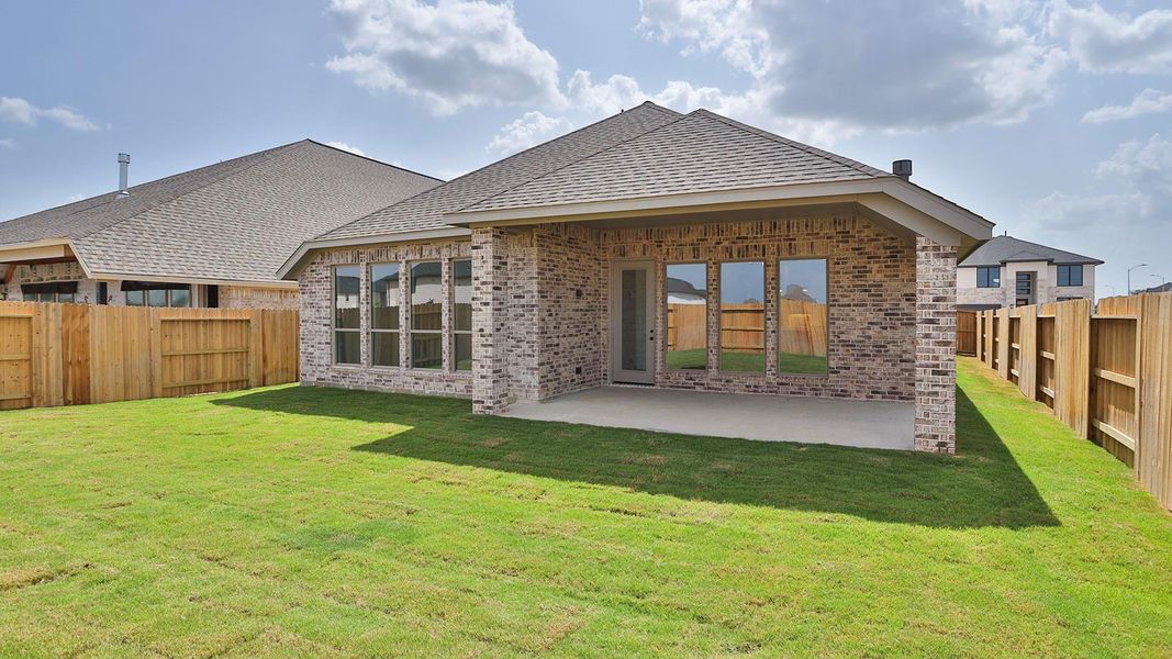 Exterior details and patio area of a home in Everly, Hockley (Image 2).