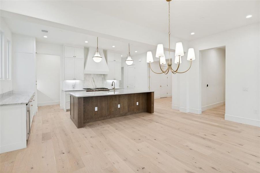 Furnished interior view inside a new home in The Residences, Irving (Image 14).