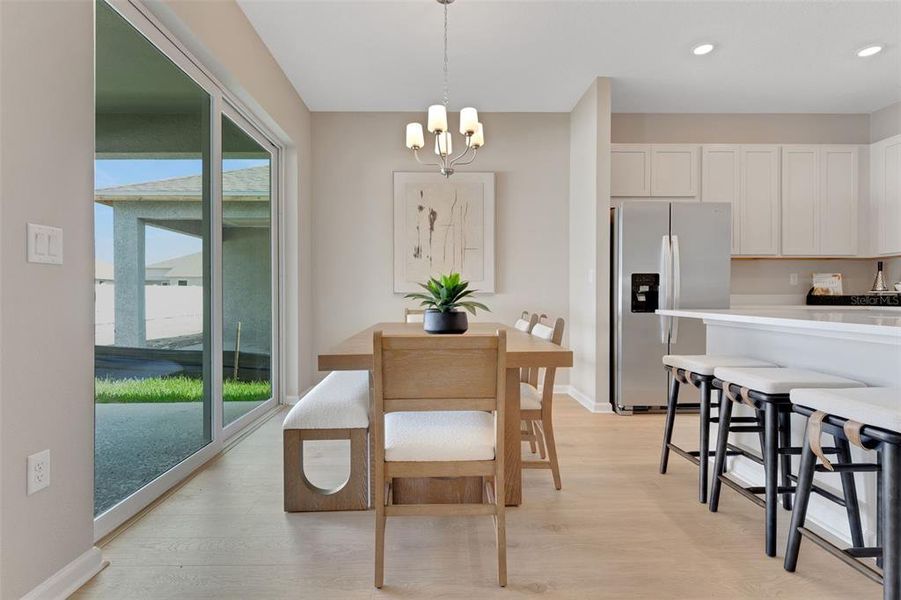 Furnished interior view inside a new home in Willowbrook North, Winter Haven (Image 12).