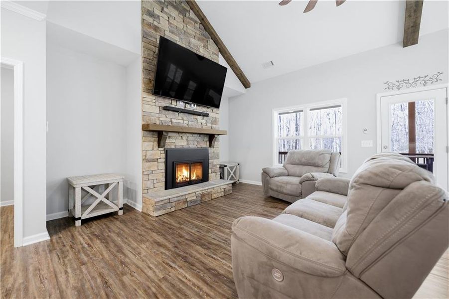 Furnished interior view inside a new home in , Waleska (Image 8). Furnished interior view inside a new home in , Waleska (Image 8).