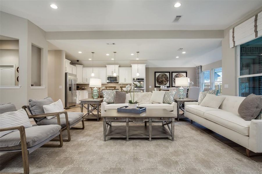 Sunlit gathering room designed for relaxation and entertainment *Model representation Sunlit gathering room designed for relaxation and entertainment *Model representation