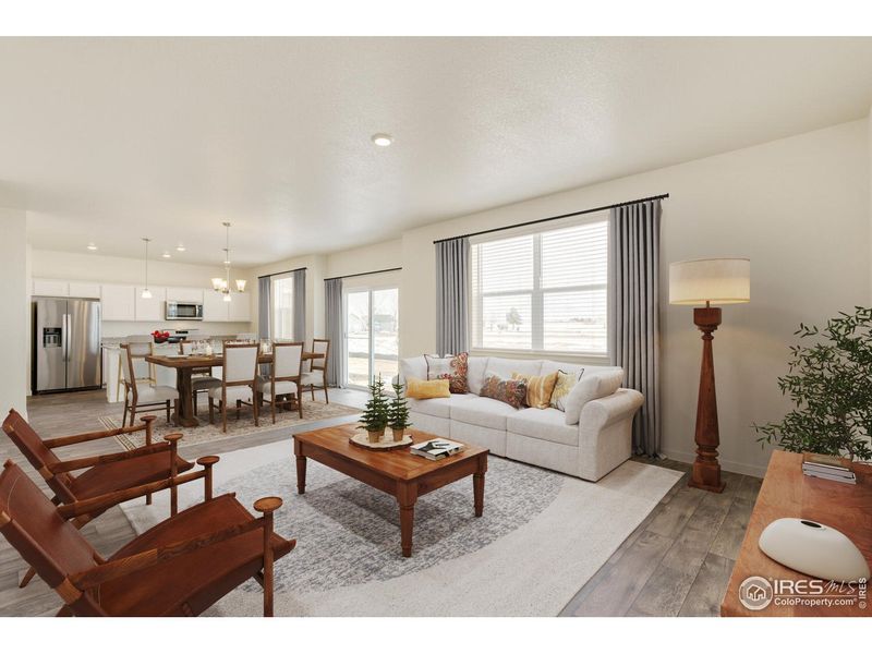 Furnished interior view inside a new home in Vantage, Berthoud (Image 9).
