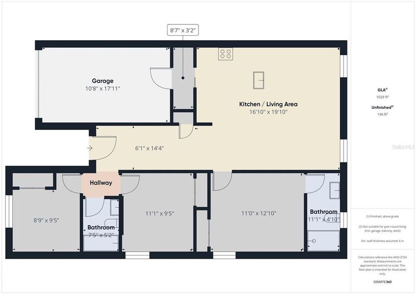 2D floor plan layout of this home in , Lakeland, FL (Image 3).
