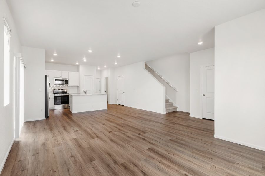 Spacious, unfurnished interior of a new home in Windler, Aurora (Image 14). Spacious, unfurnished interior of a new home in Windler, Aurora (Image 14).