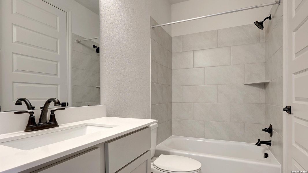 Furnished interior view inside a new home in VIDA, San Antonio (Image 17).