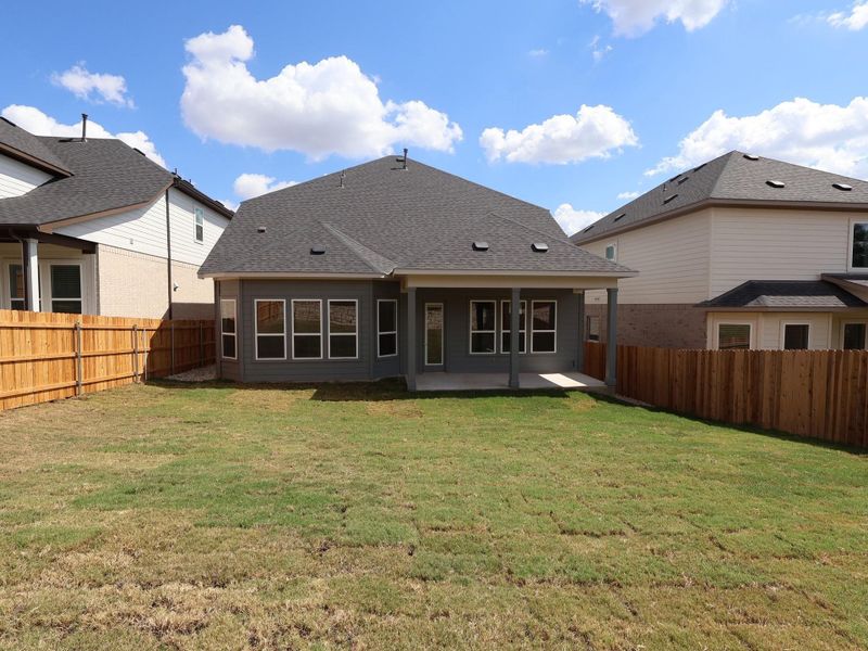Exterior details and patio area of a home in Edgewood, Leander (Image 21). Exterior details and patio area of a home in Edgewood, Leander (Image 21).