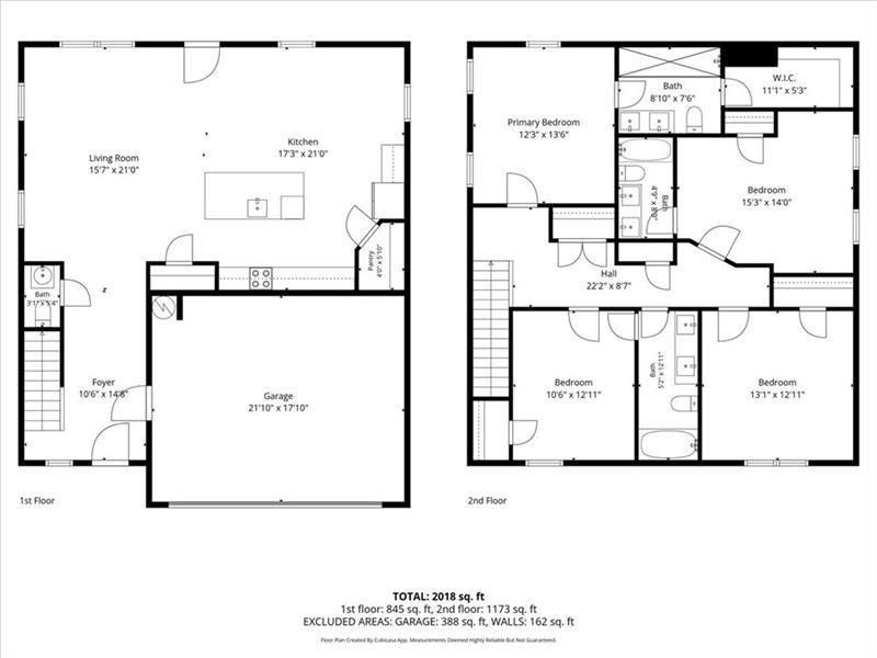 2D floor plan layout of this home in , Canton, GA (Image 6). 2D floor plan layout of this home in , Canton, GA (Image 6).