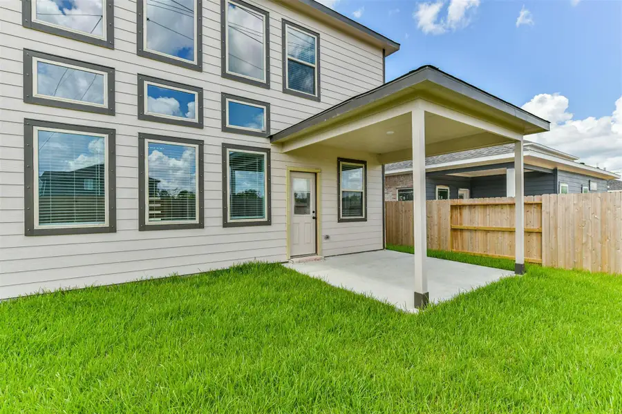 Exterior details and patio area of a home in , Manvel (Image 4). Exterior details and patio area of a home in , Manvel (Image 4).