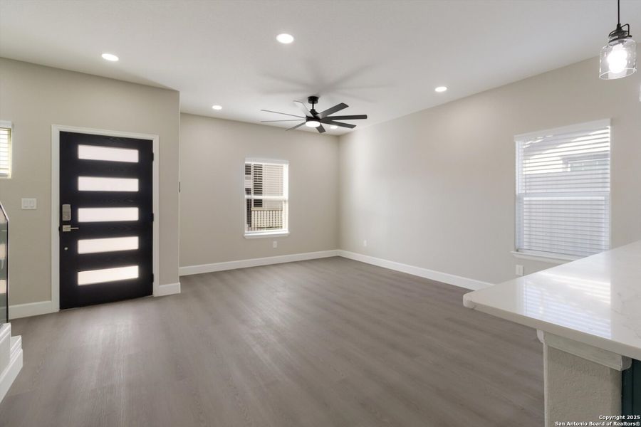 Spacious, unfurnished interior of a new home in , San Antonio (Image 13). Spacious, unfurnished interior of a new home in , San Antonio (Image 13).