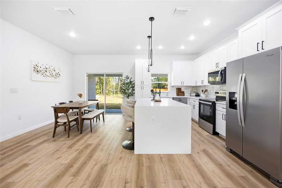 Furnished interior view inside a new home in , Citrus Springs (Image 6).