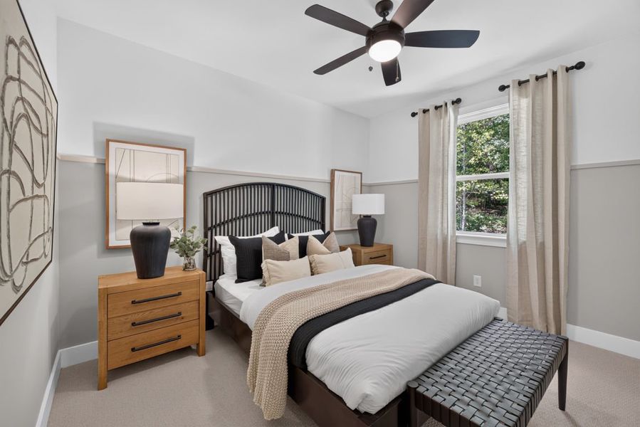 Representative furnished interior of a home built from the Wynfield by Pulte Homes in Bleckley Station, Ball Ground (Image 63).