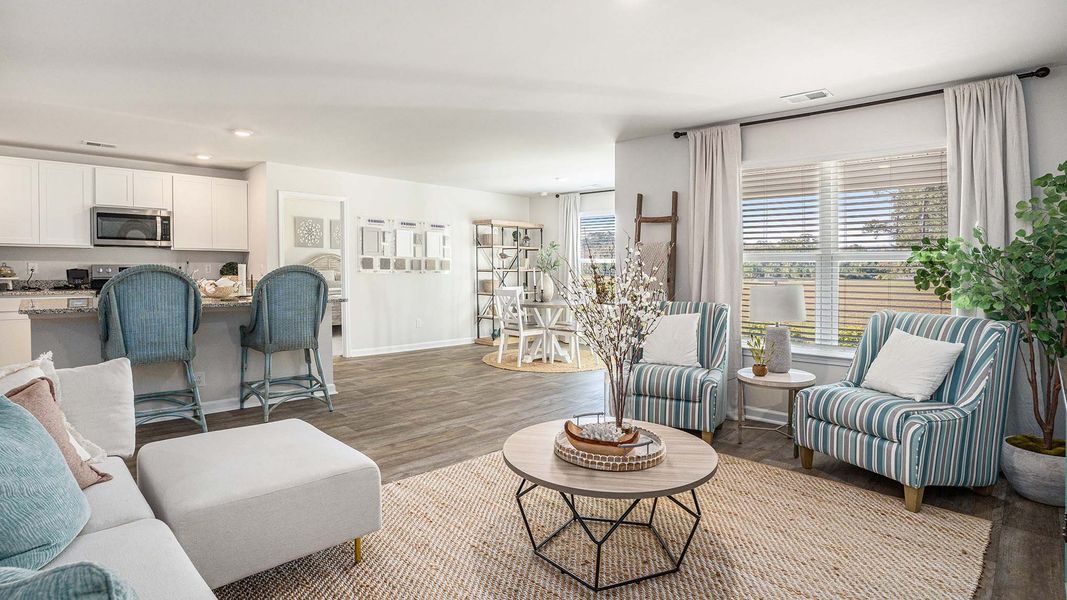 Furnished interior view inside a new home in Stanbury Creek, Supply (Image 4).