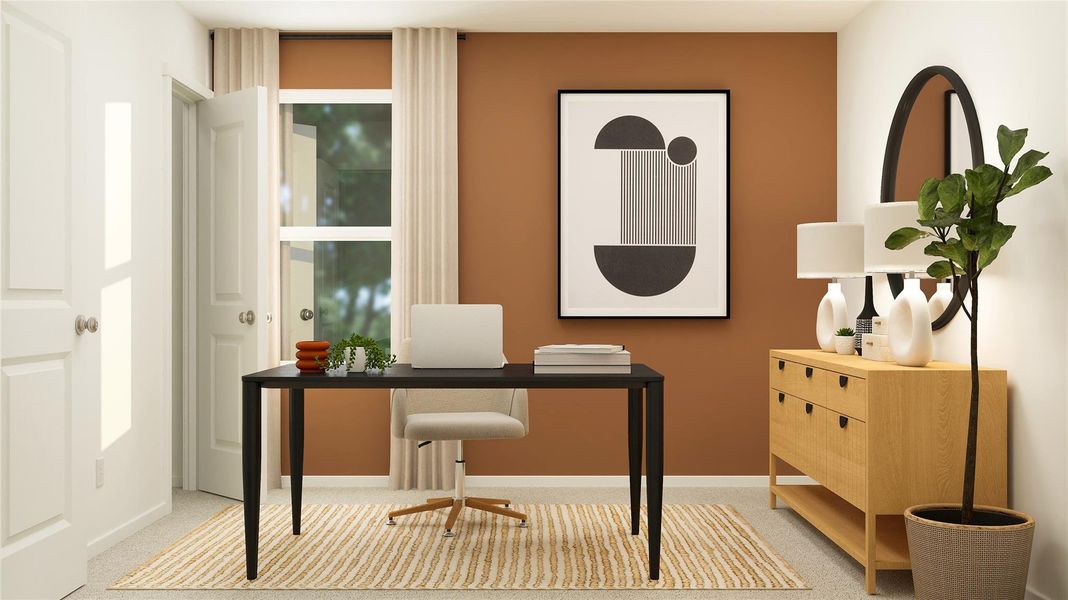 Furnished interior view inside a new home in Scotts Bend, Baytown (Image 16).