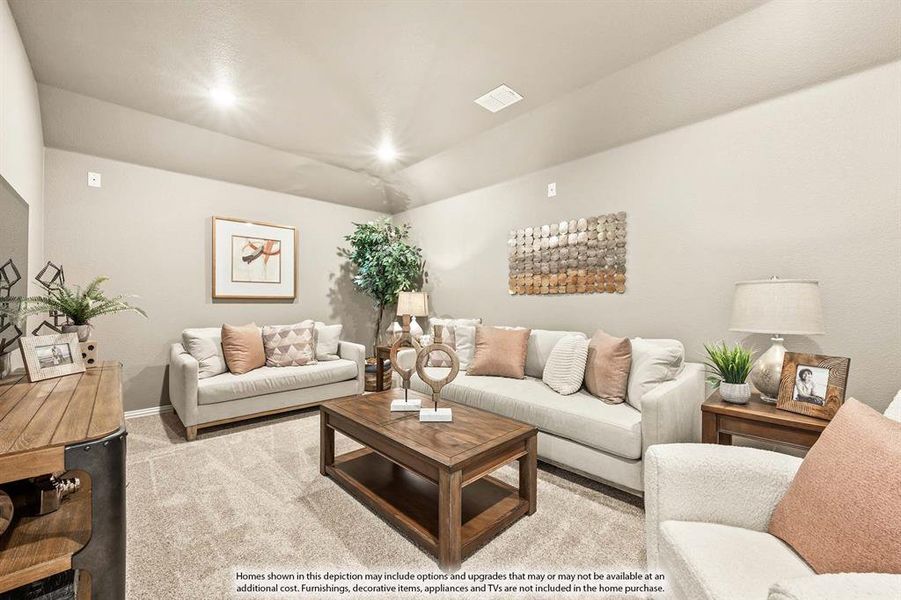 Furnished interior view inside a new home in Addison Hills Classic 60s, Cedar Hill (Image 37). Furnished interior view inside a new home in Addison Hills Classic 60s, Cedar Hill (Image 37).