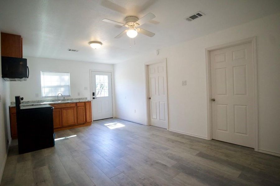 Spacious, unfurnished interior of a new home in , Log Cabin (Image 8). Spacious, unfurnished interior of a new home in , Log Cabin (Image 8).