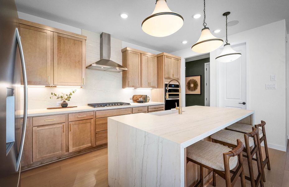Representative furnished interior of a home built from the Sanford by Pulte Homes in Kuempel Farms, Pflugerville (Image 64).