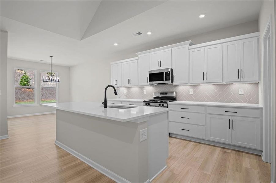 Furnished interior view inside a new home in Easton Park, Dallas (Image 11).