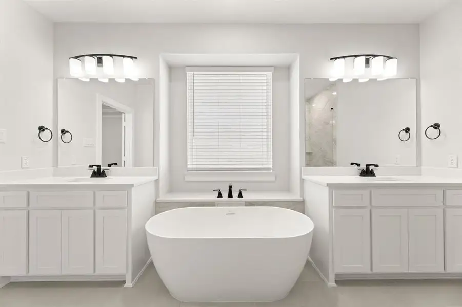 Furnished interior view inside a new home in Villages of Creekwood, Frisco (Image 7).