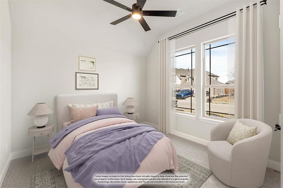 Furnished interior view inside a new home in Eagle Glen 50, Alvarado (Image 6).