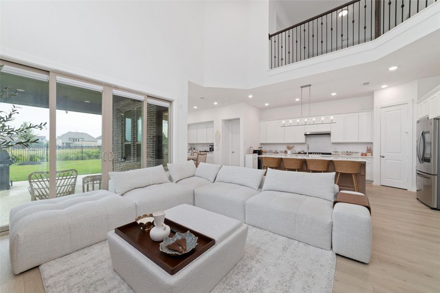Furnished interior view inside a new home in Elyson, Katy (Image 16).