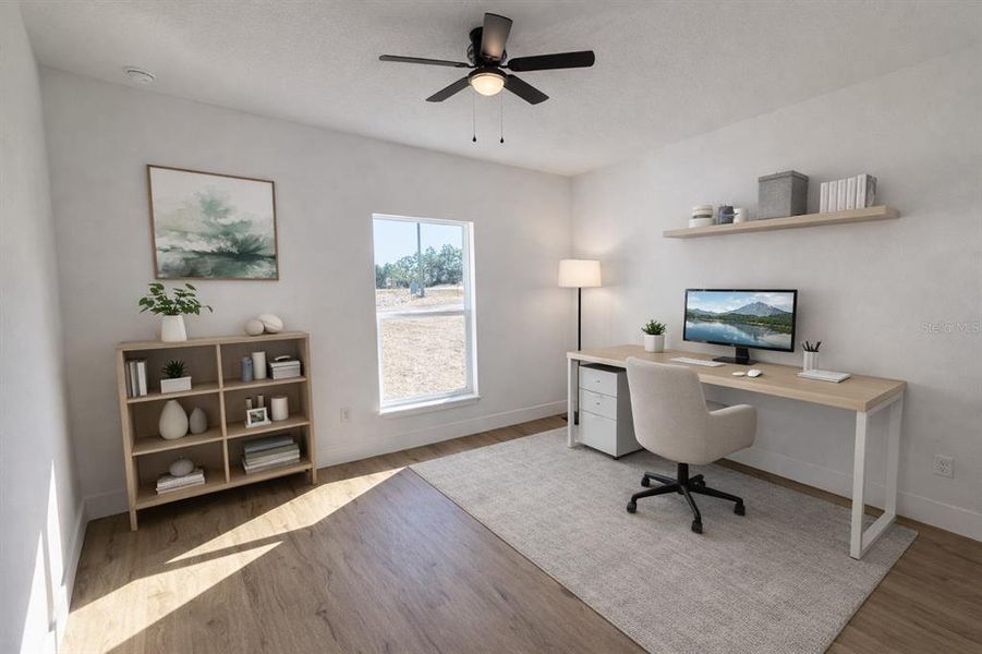 Furnished interior view inside a new home in , Citrus Springs (Image 8).