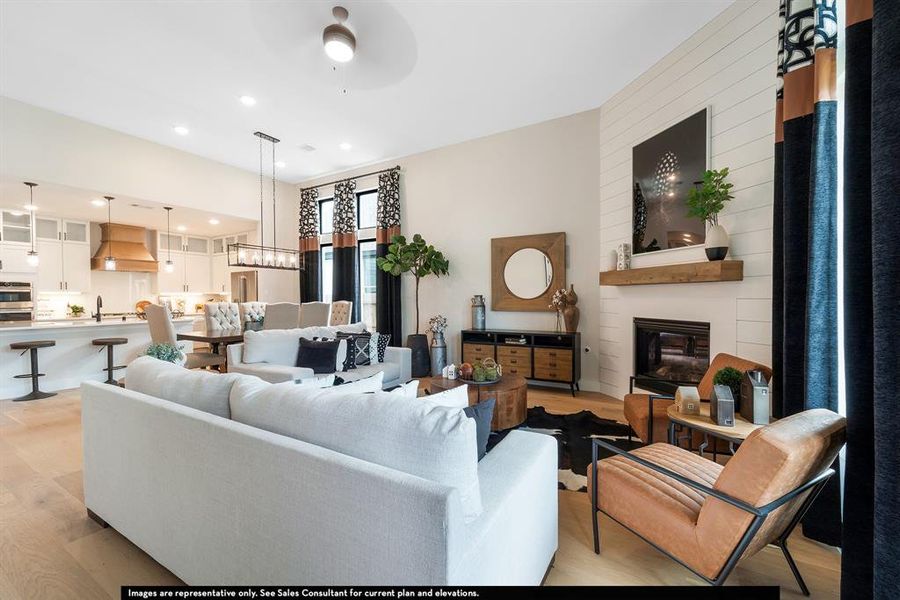 Furnished interior view inside a new home in La Terra, Celina (Image 7).