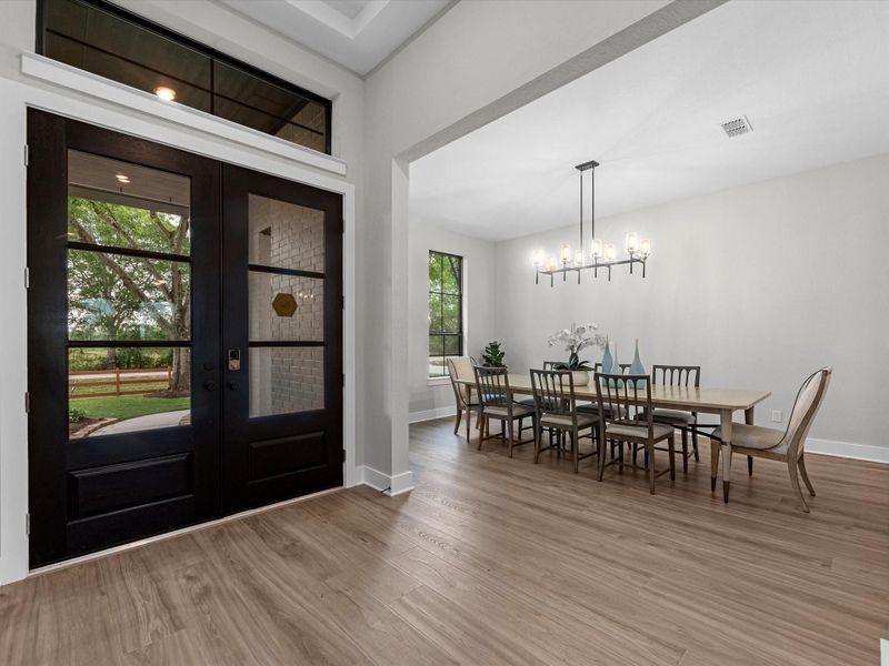 Furnished interior view inside a new home in , Fulshear (Image 5).