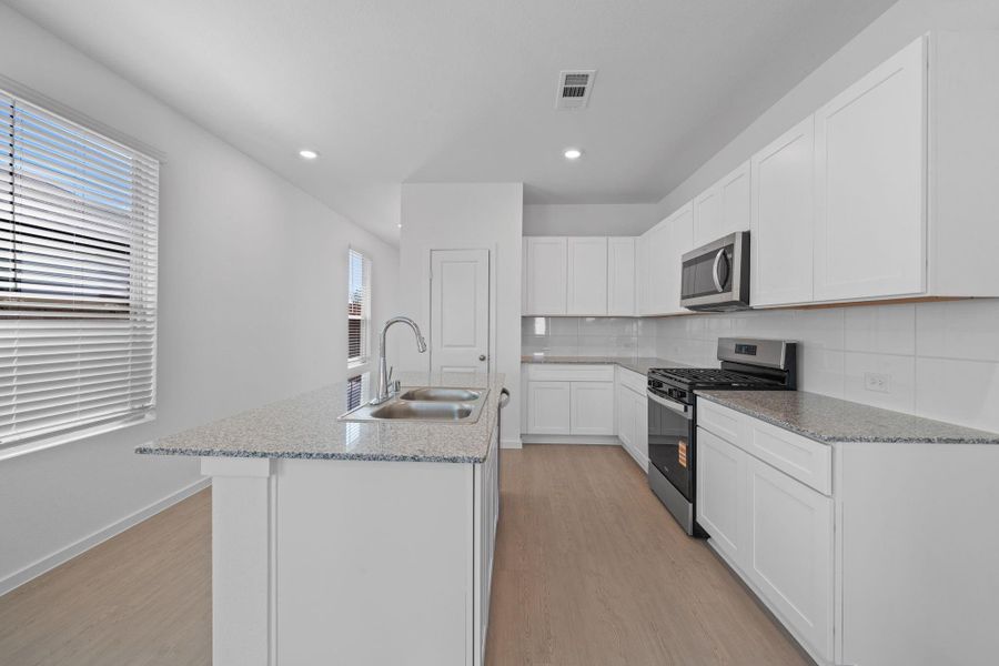 Furnished interior view inside a new home in Crosby Farms, Crosby (Image 6). Furnished interior view inside a new home in Crosby Farms, Crosby (Image 6).