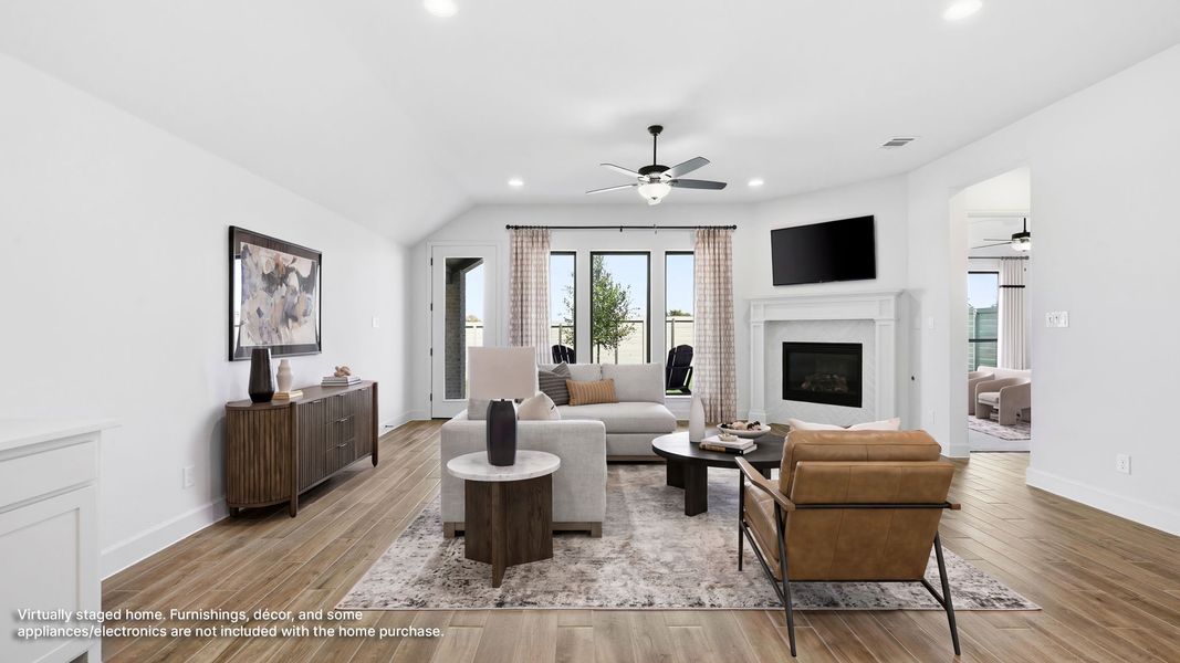 Furnished interior view inside a new home in Ramble, Celina (Image 9).
