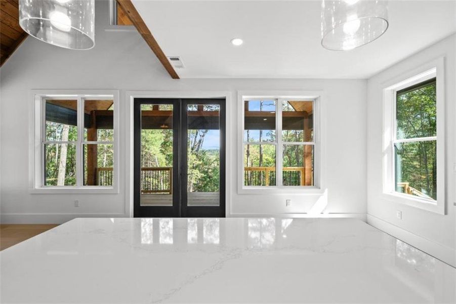 Spacious, unfurnished interior of a new home in , Ellijay (Image 50).