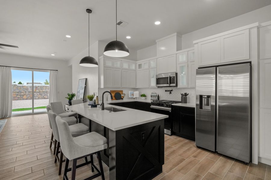 Furnished interior view inside a new home in Paseo Del Este Unit 9, El Paso (Image 21).