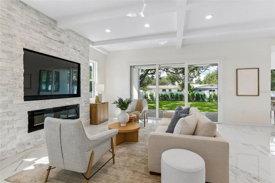 Furnished interior view inside a new home in Wyoming Estates, Tampa (Image 28). Furnished interior view inside a new home in Wyoming Estates, Tampa (Image 28).
