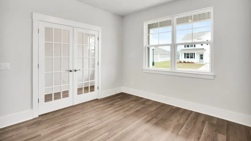 Representative unfurnished interior of a home built from the Galen by D.R. Horton in Caspian Ridge, Richlands (Image 18). Representative unfurnished interior of a home built from the Galen by D.R. Horton in Caspian Ridge, Richlands (Image 18).
