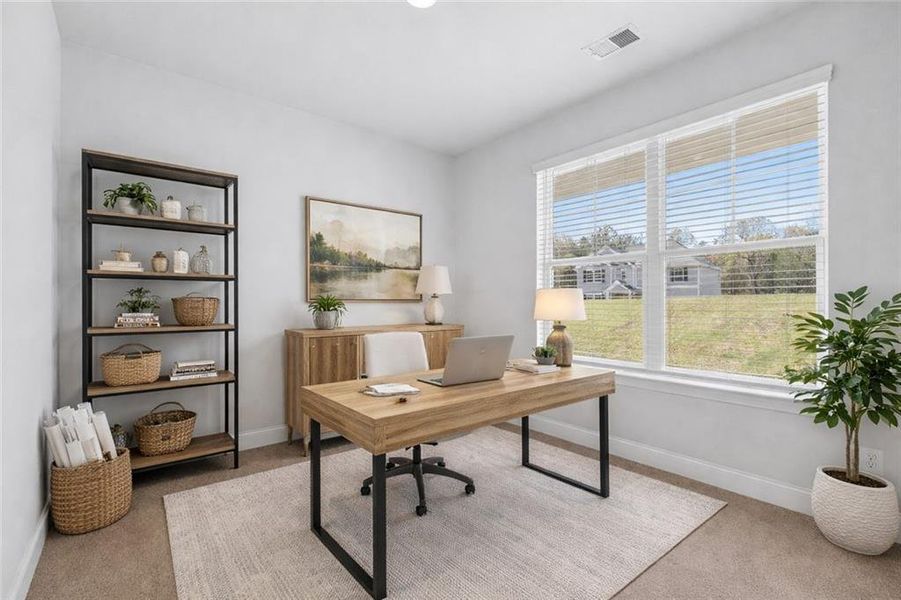 Furnished interior view inside a new home in Waters Edge, Mansfield (Image 8).
