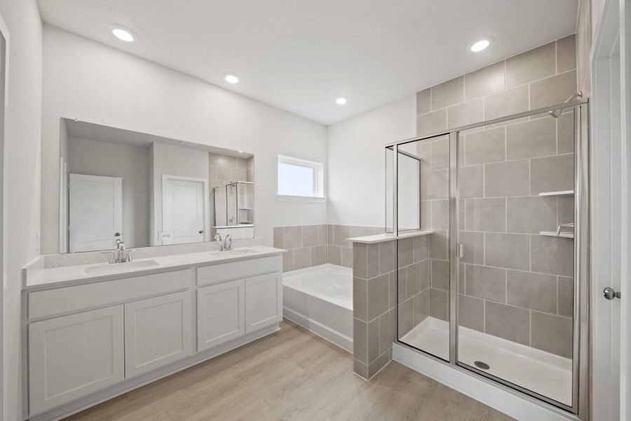 Furnished interior view inside a new home in Russell Ranch, Bay City (Image 6).