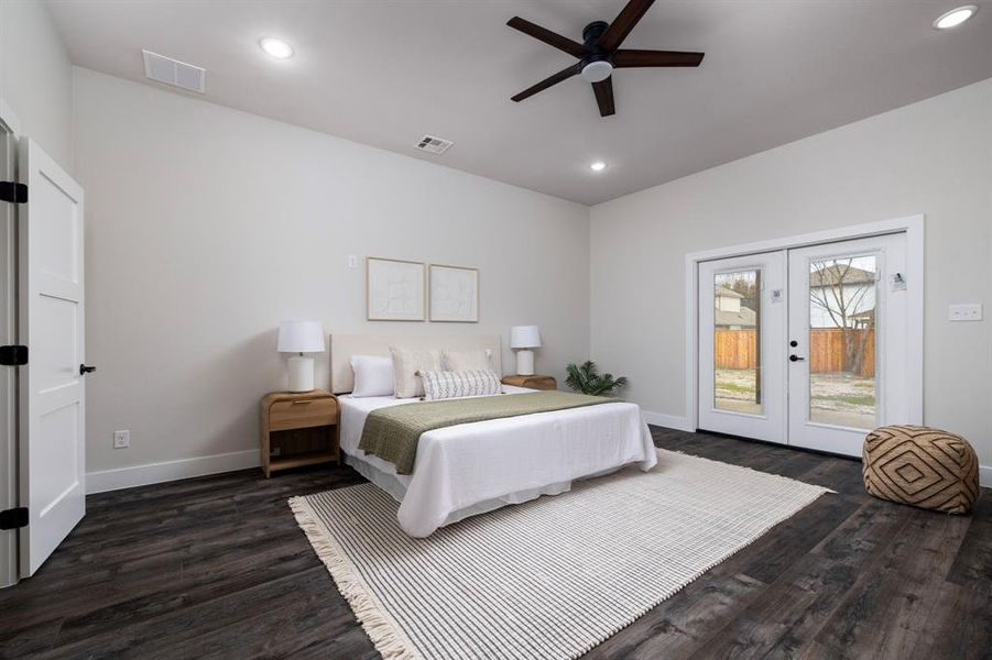 Furnished interior view inside a new home in , River Oaks (Image 16).