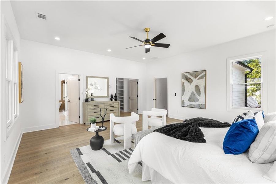 Furnished interior view inside a new home in , Atlanta (Image 10). Furnished interior view inside a new home in , Atlanta (Image 10).