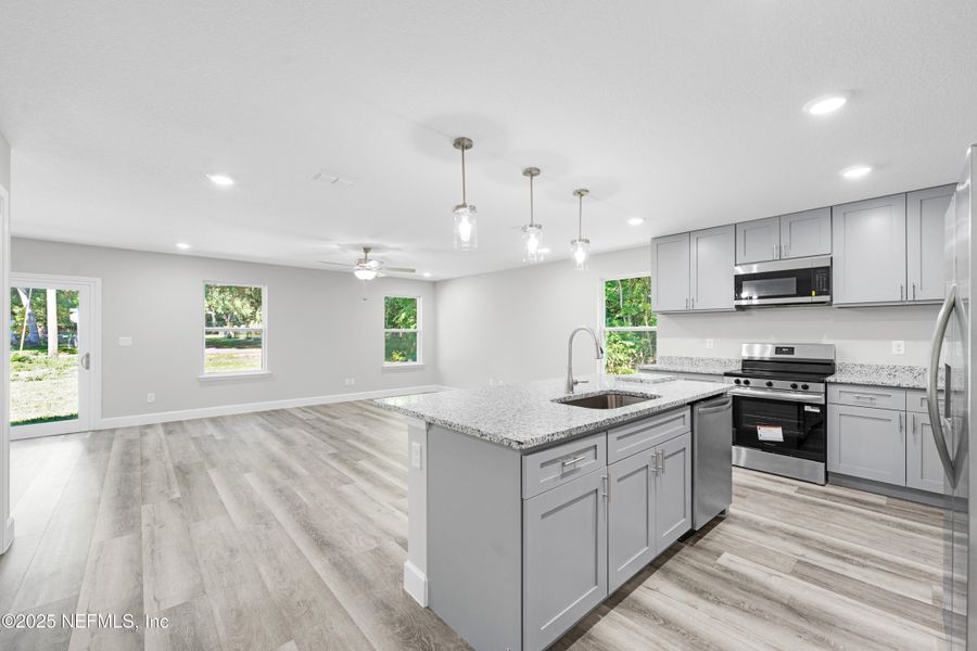 Furnished interior view inside a new home in , Jacksonville (Image 10).
