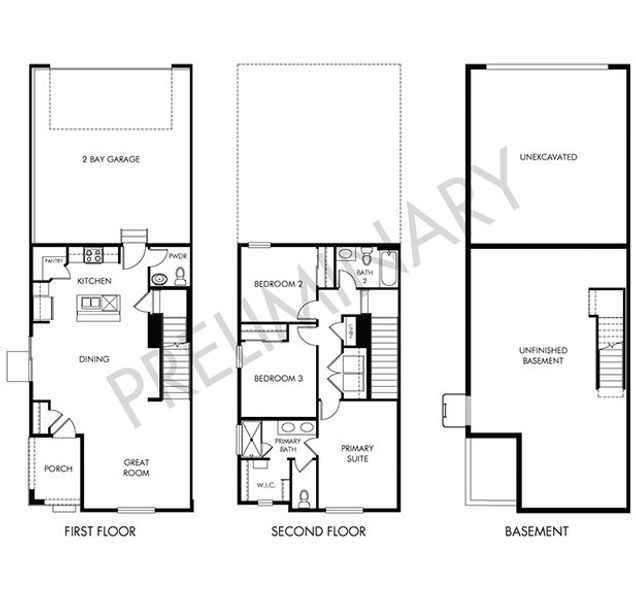 2D floor plan layout for the The Purgatory by Meritage Homes in York Station, Thornton, CO (Image 3). 2D floor plan layout for the The Purgatory by Meritage Homes in York Station, Thornton, CO (Image 3).