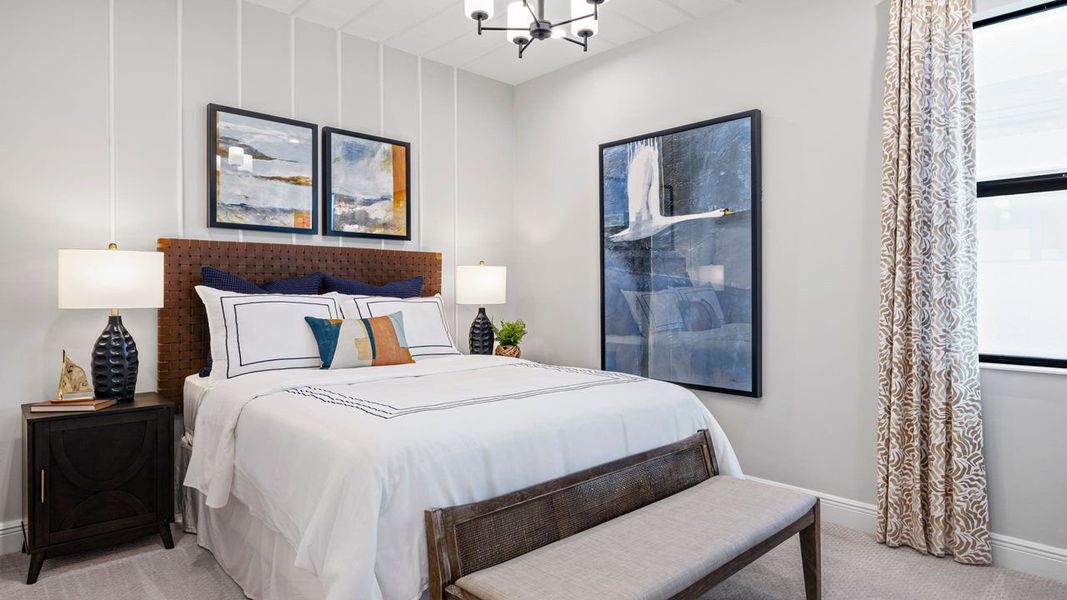 Second Bedroom - Model shown is from sister community