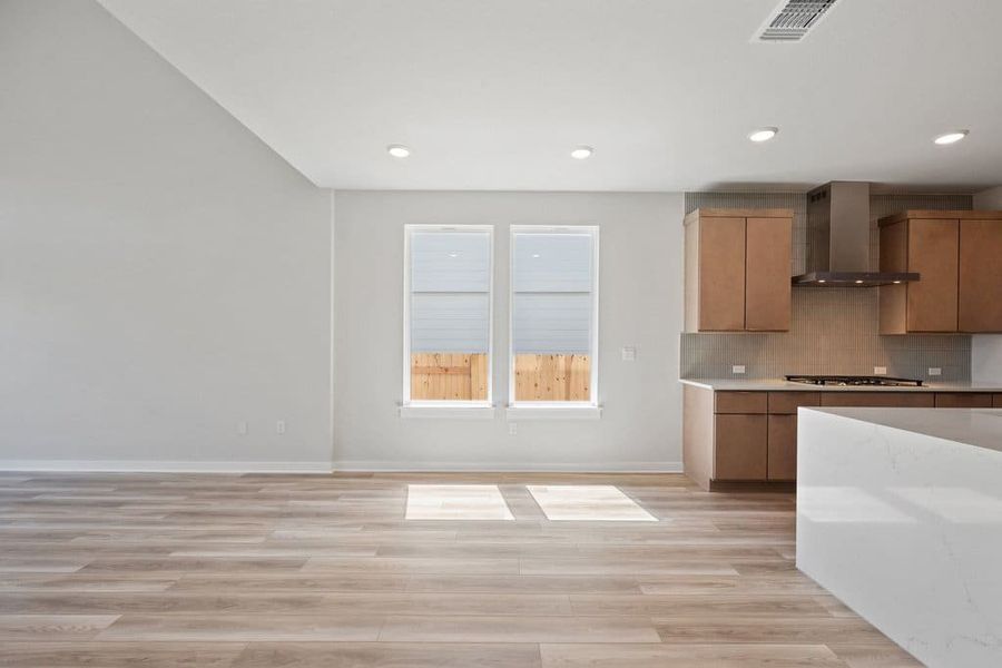 Spacious, unfurnished interior of a new home in Terrace Collection At Turner's Crossing, Buda (Image 38).