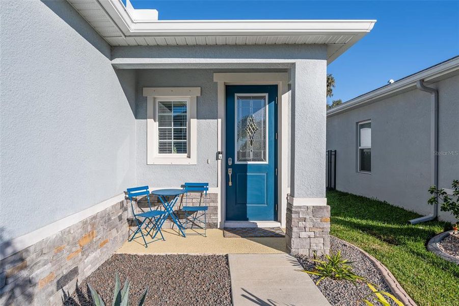 Exterior details and patio area of a home in , Parrish (Image 25).