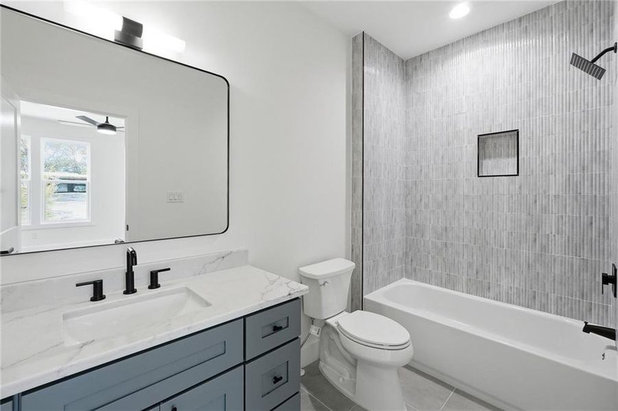 Furnished interior view inside a new home in , Atlanta (Image 34).