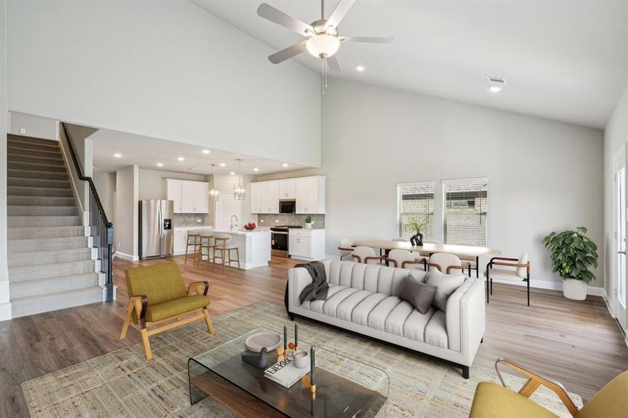 Photo is not of the actual home, but is an inspirational photo of builder’s model home and may depict options, furnishings, and/or decorator features that are not included.