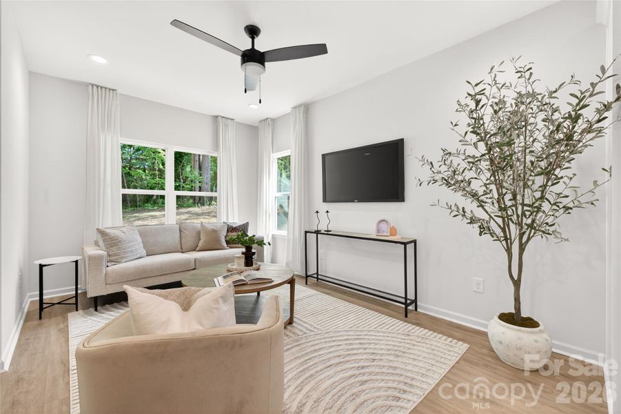 Furnished interior view inside a new home in , Mooresville (Image 5).