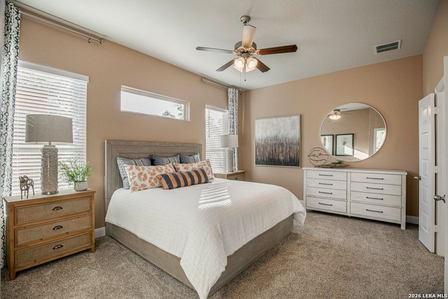 Furnished interior view inside a new home in Stillwater Ranch, San Antonio (Image 27).