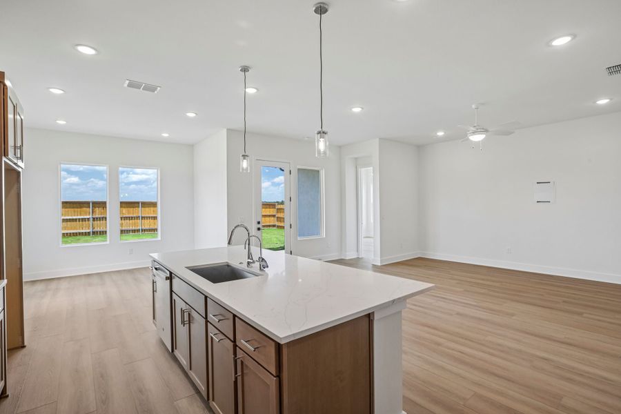 Furnished interior view inside a new home in Freedom at Anthem, Kyle (Image 6). Furnished interior view inside a new home in Freedom at Anthem, Kyle (Image 6).