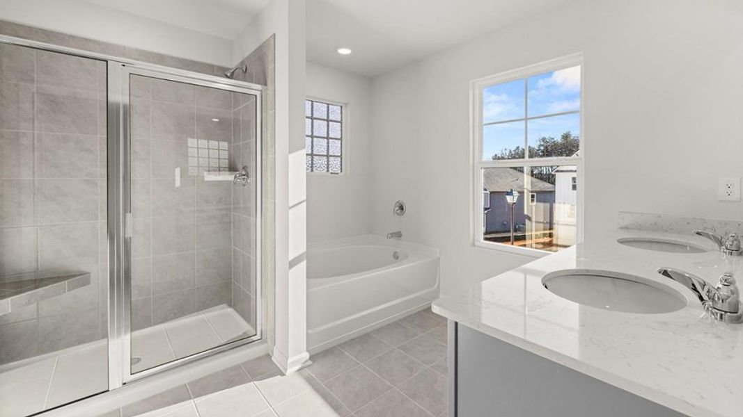 Furnished interior view inside a new home in Liberty Crossing, Braselton (Image 6).