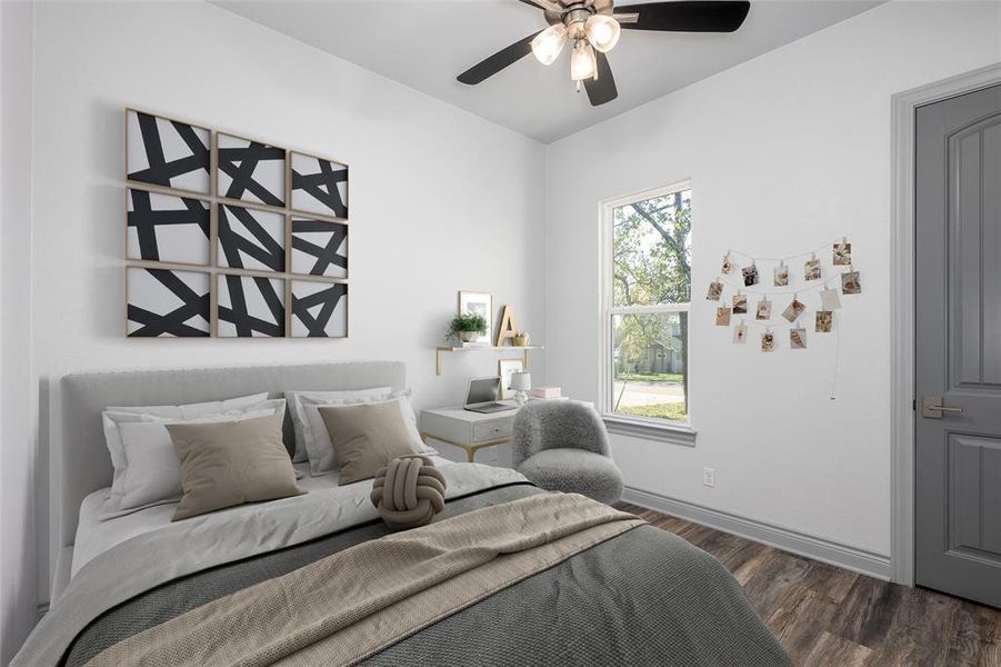 Furnished interior view inside a new home in , Enchanted Oaks (Image 19).